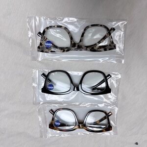 Stylish Eyeglasses Set - Tortoise and Black